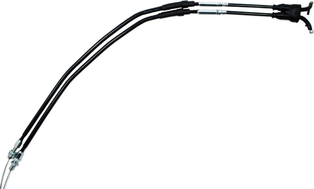 Black Vinyl Throttle Pull Cable