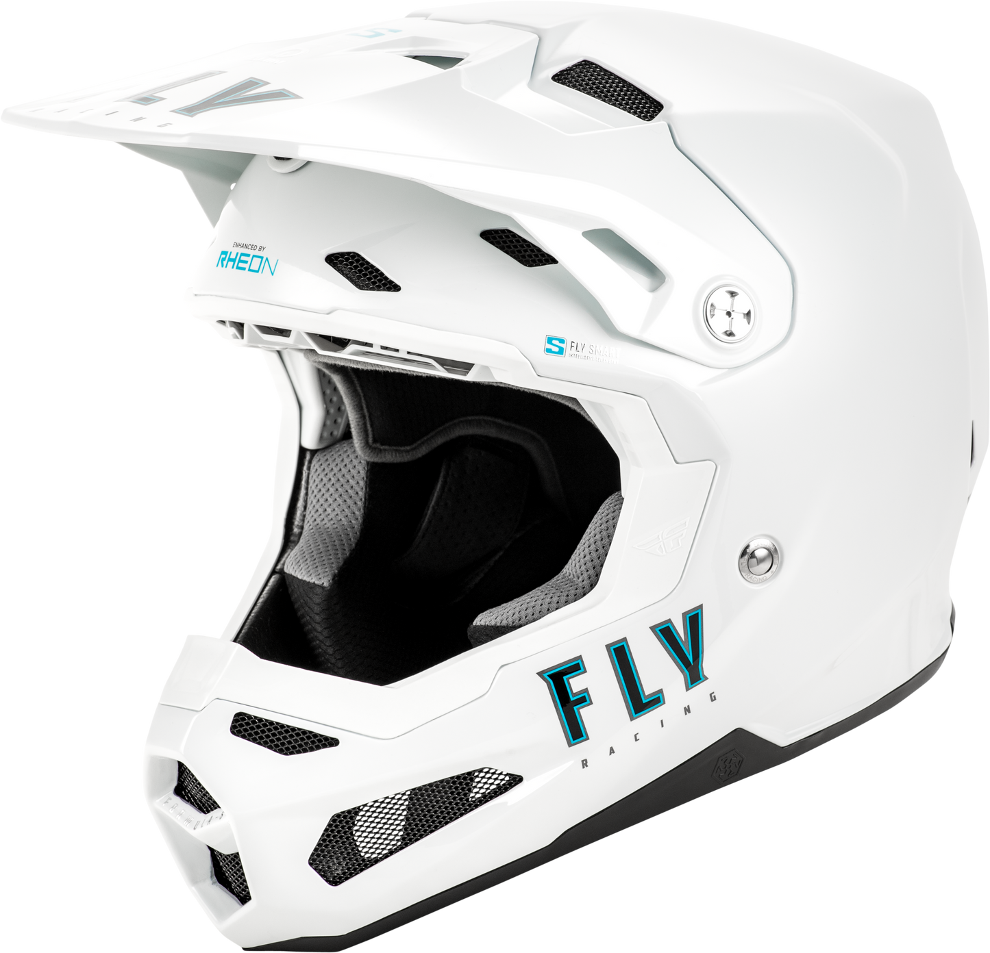 Youth Formula S Carbon Solid Helmet White Yl