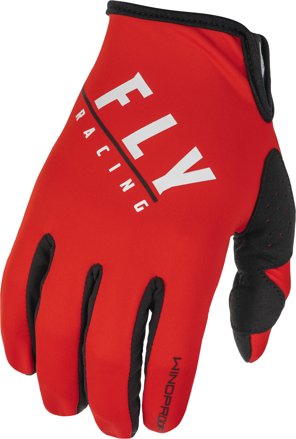 Windproof Gloves Black/Red Sz 10