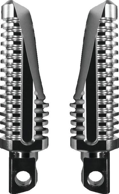 Burly Brand Havoc Pegs - Silver
