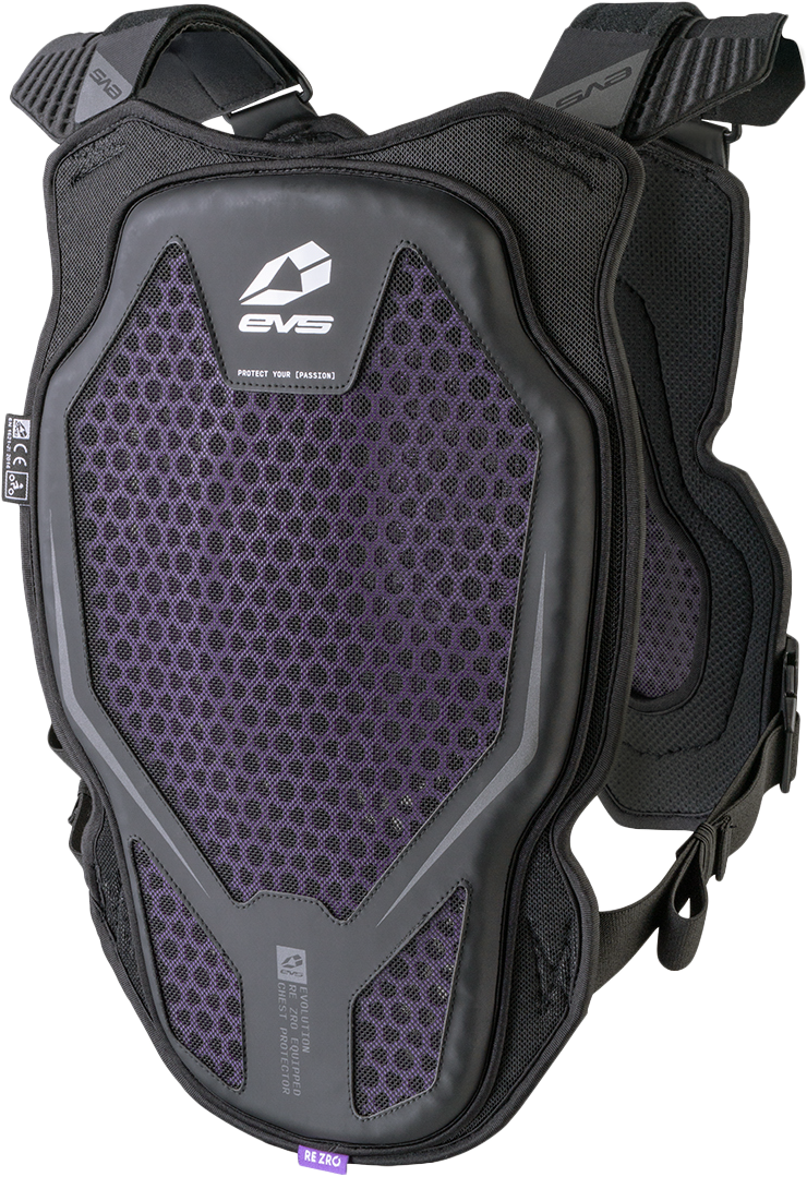 Evo Chest Protector W/Rezro Black Md/Lg