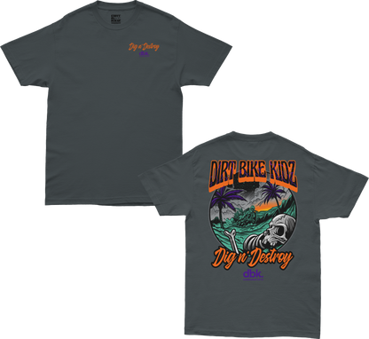 Boneyard Tee Charcoal Xl