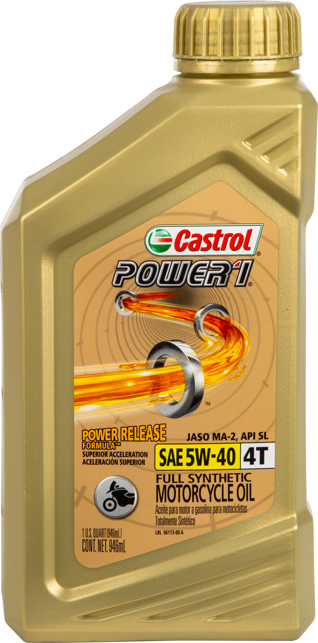 Power 1 Synthetic Oil 4t 5w40 1qt