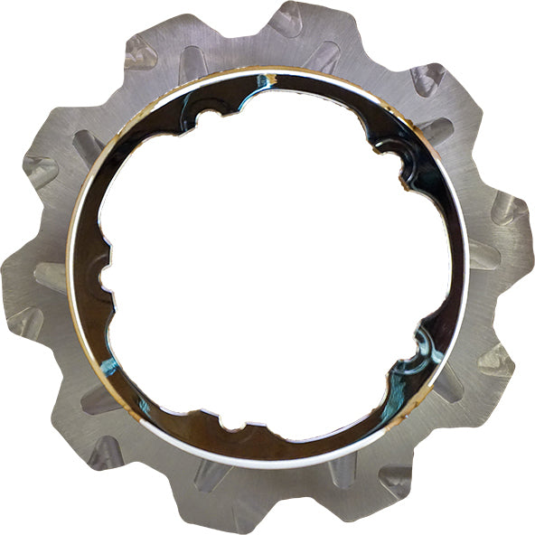 High Carbon Steel Phoenix Front Rotor Chrome 11.8"