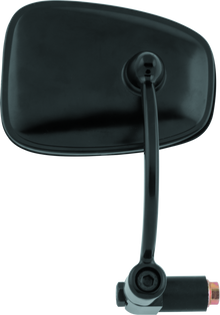 BikeMaster Semi-Retractable Barend Mirrors 7/8in & 1in Bars - Each - Black