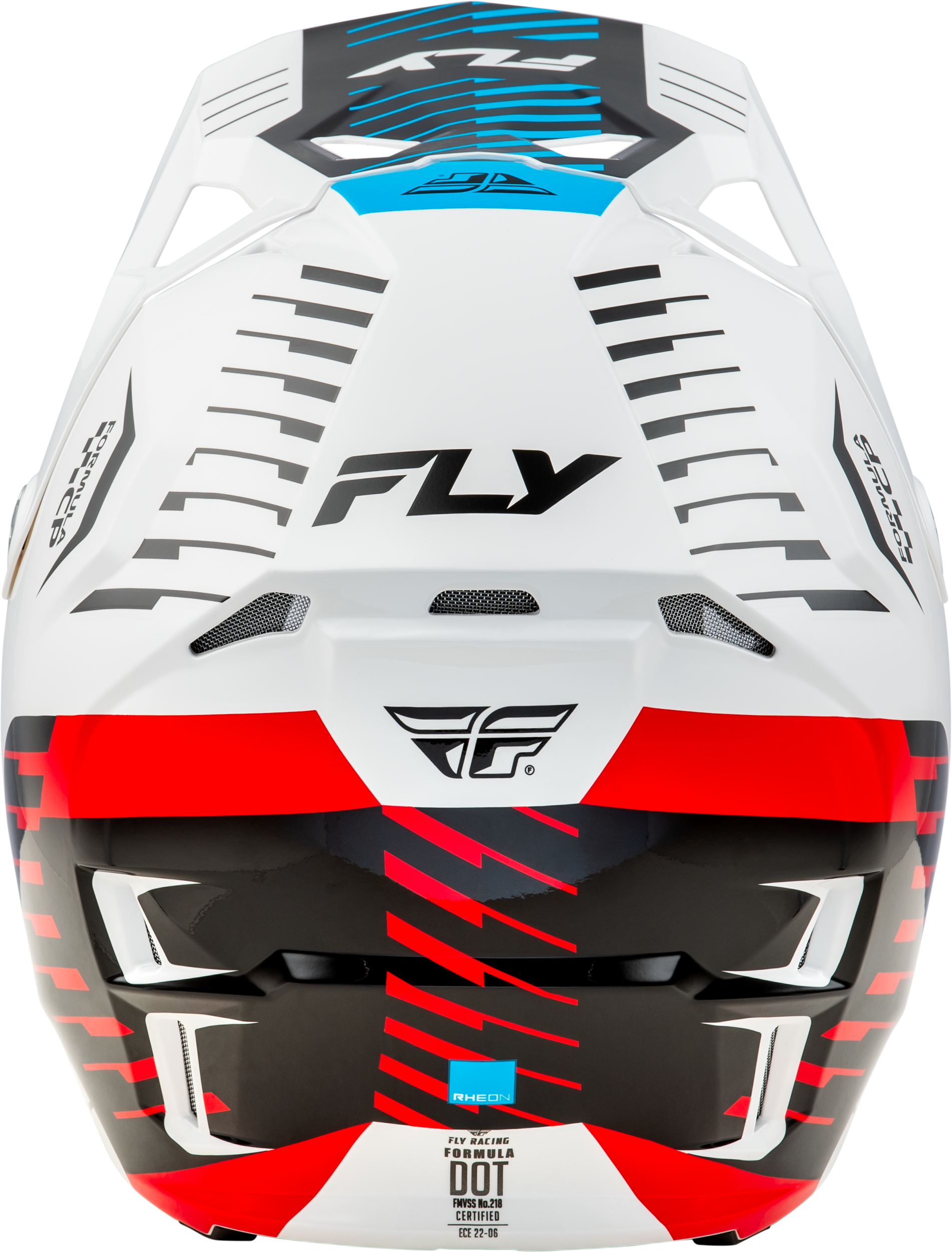 Formula Cp Slice Helmet White/Red/Cyan Xl