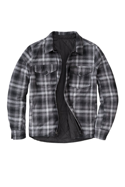 Morpheus Reversable Jacket Black/Plaid Grey 3x