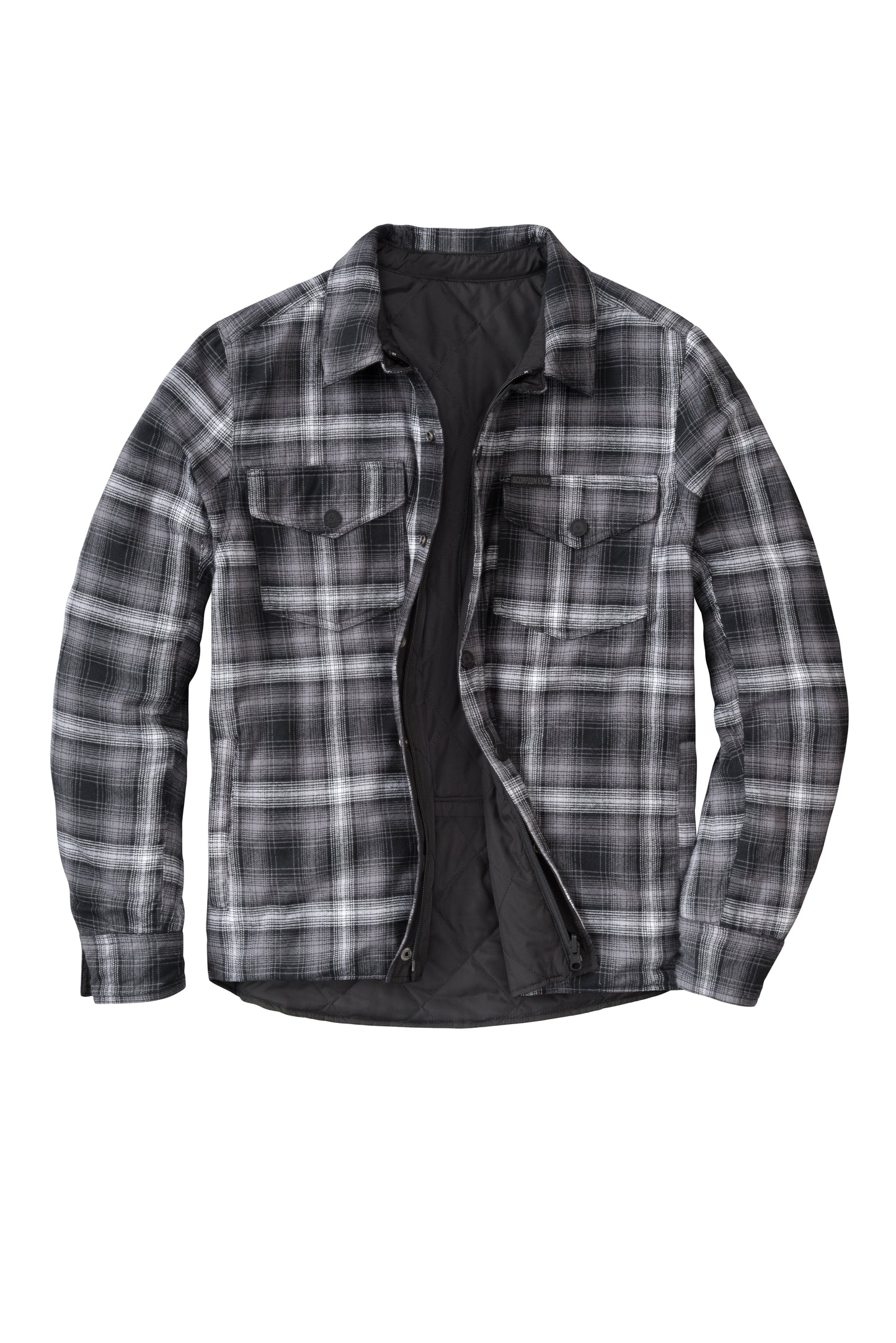 Morpheus Reversable Jacket Black/Plaid Grey Md