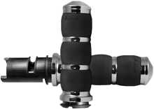 Air Cushion Chrome Twist Grip