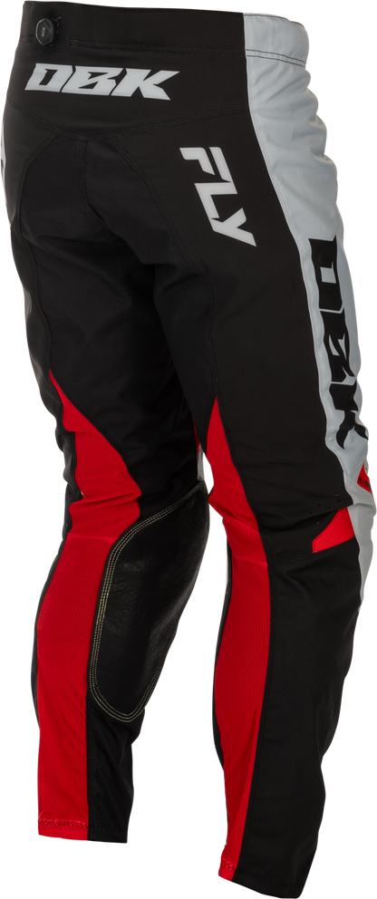 Kinetic Dbk Pants Grey/Black/Red Sz 34