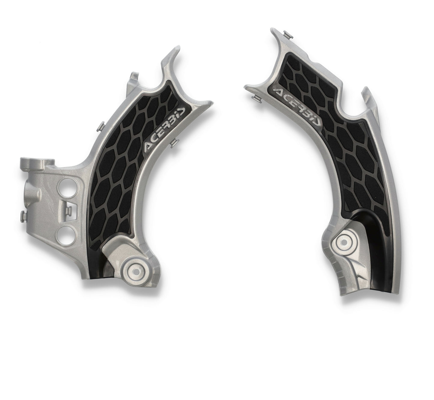 Frame Guards  X Grip Silver/Black
