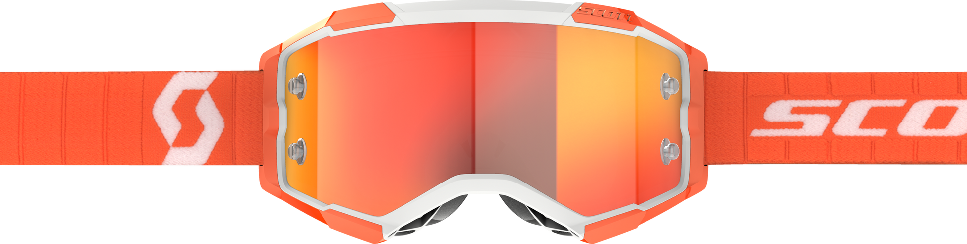 Fury Goggle Orange Orange Chrome Works