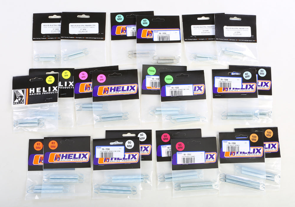 Exhaust Springs Zinc Dealer Pack