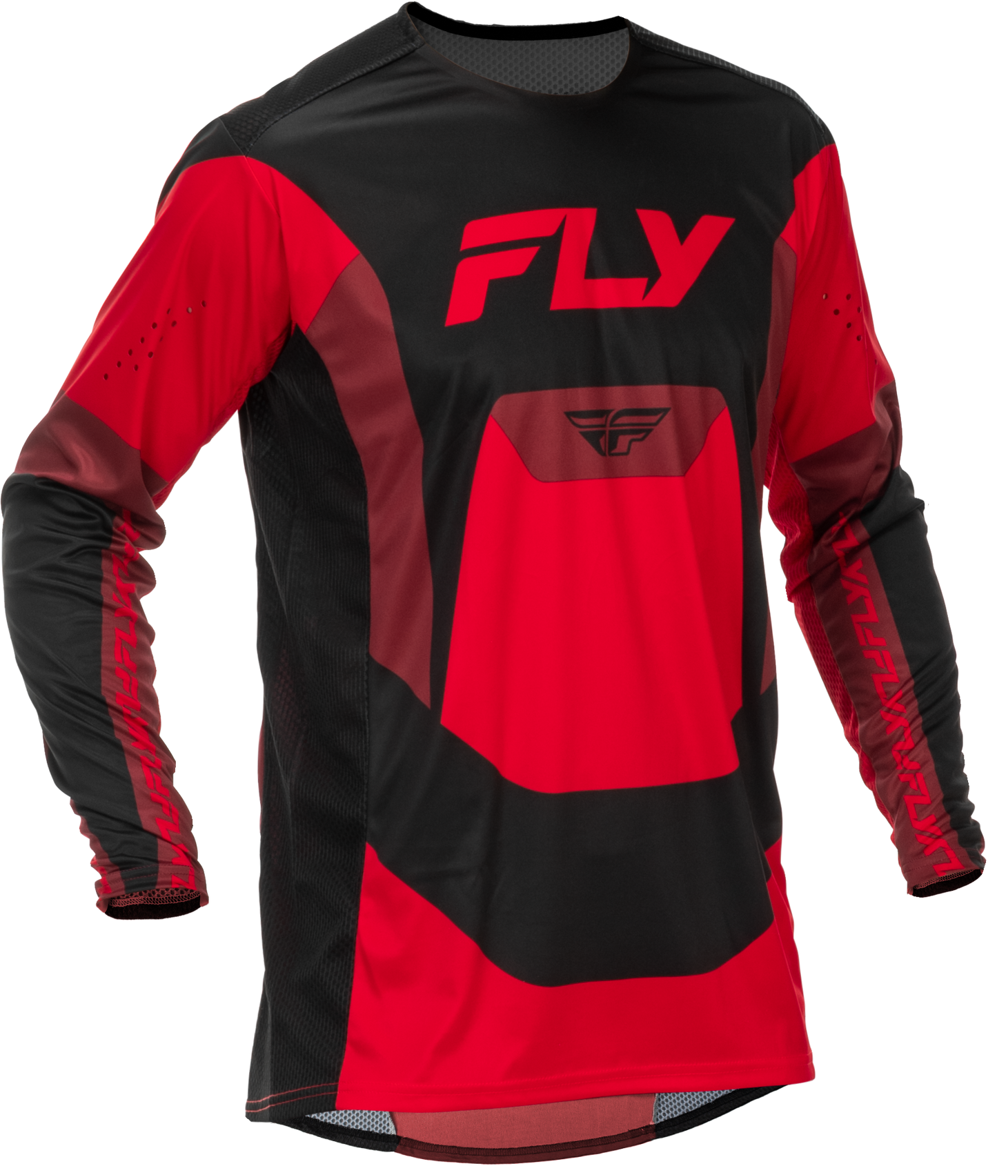Youth Lite Jersey Black/Red Yxl