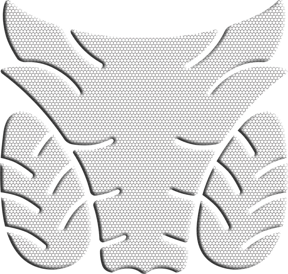 Tank Pad Honeycomb Clear