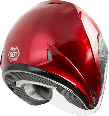 Of 17 Open Face Helmet Candy Red 2x
