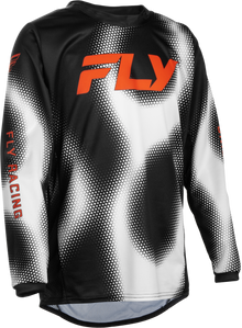 Youth Kinetic Torch Jersey Black/White/Orange Yxl