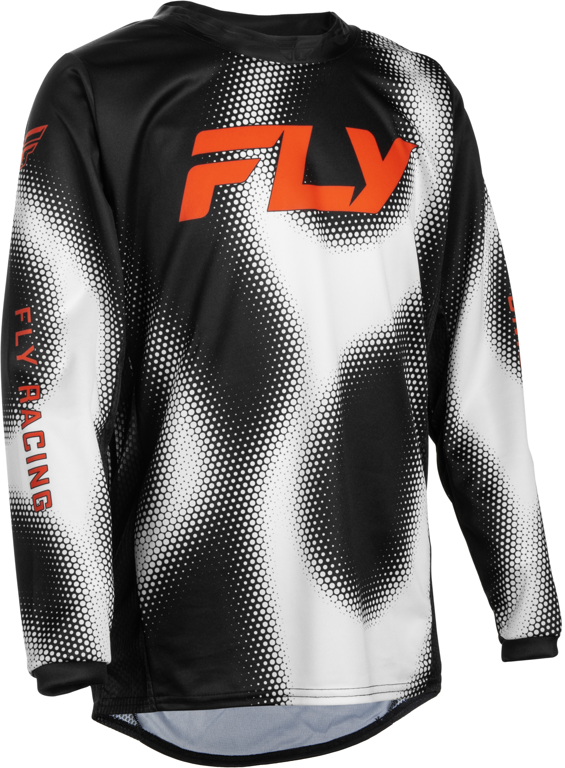 Youth Kinetic Torch Jersey Black/White/Orange Ys