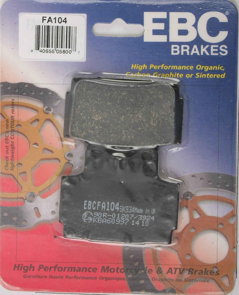 Brake Pads Fa104 Organic