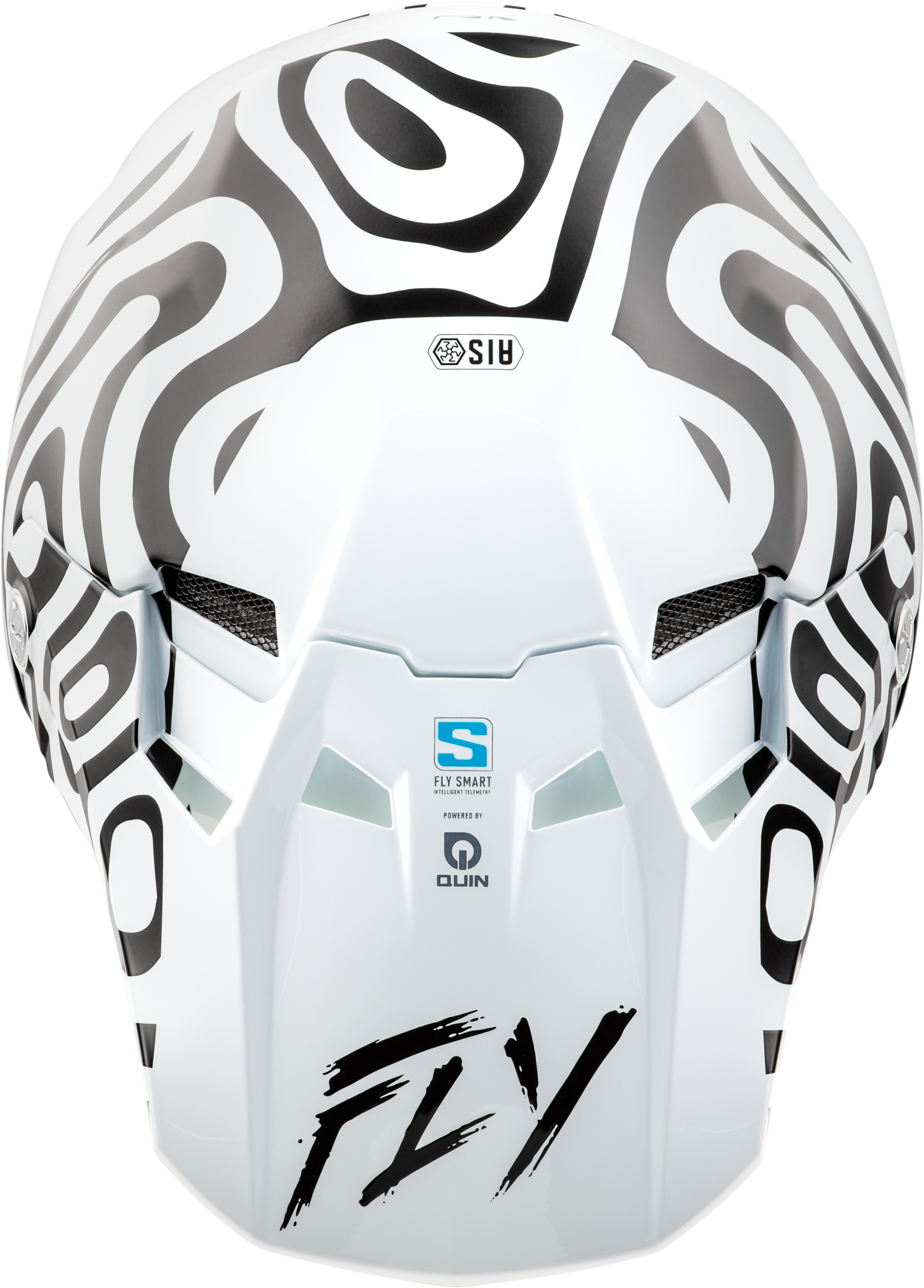 Formula S Carbon Abyss Helmet White/Black Lg