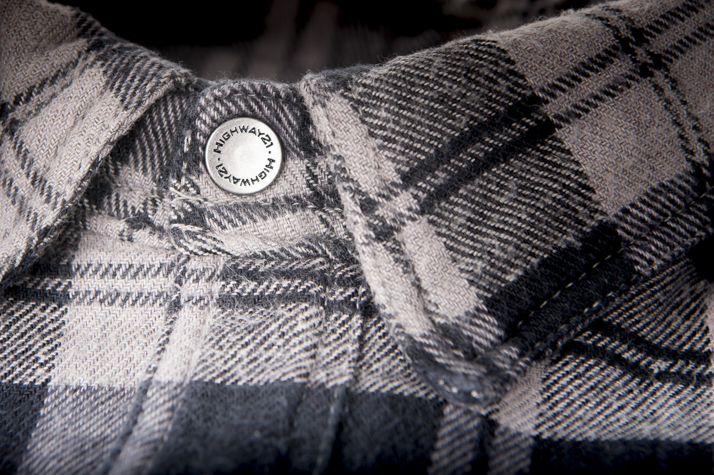 Marksman Flannel Black/Grey Md