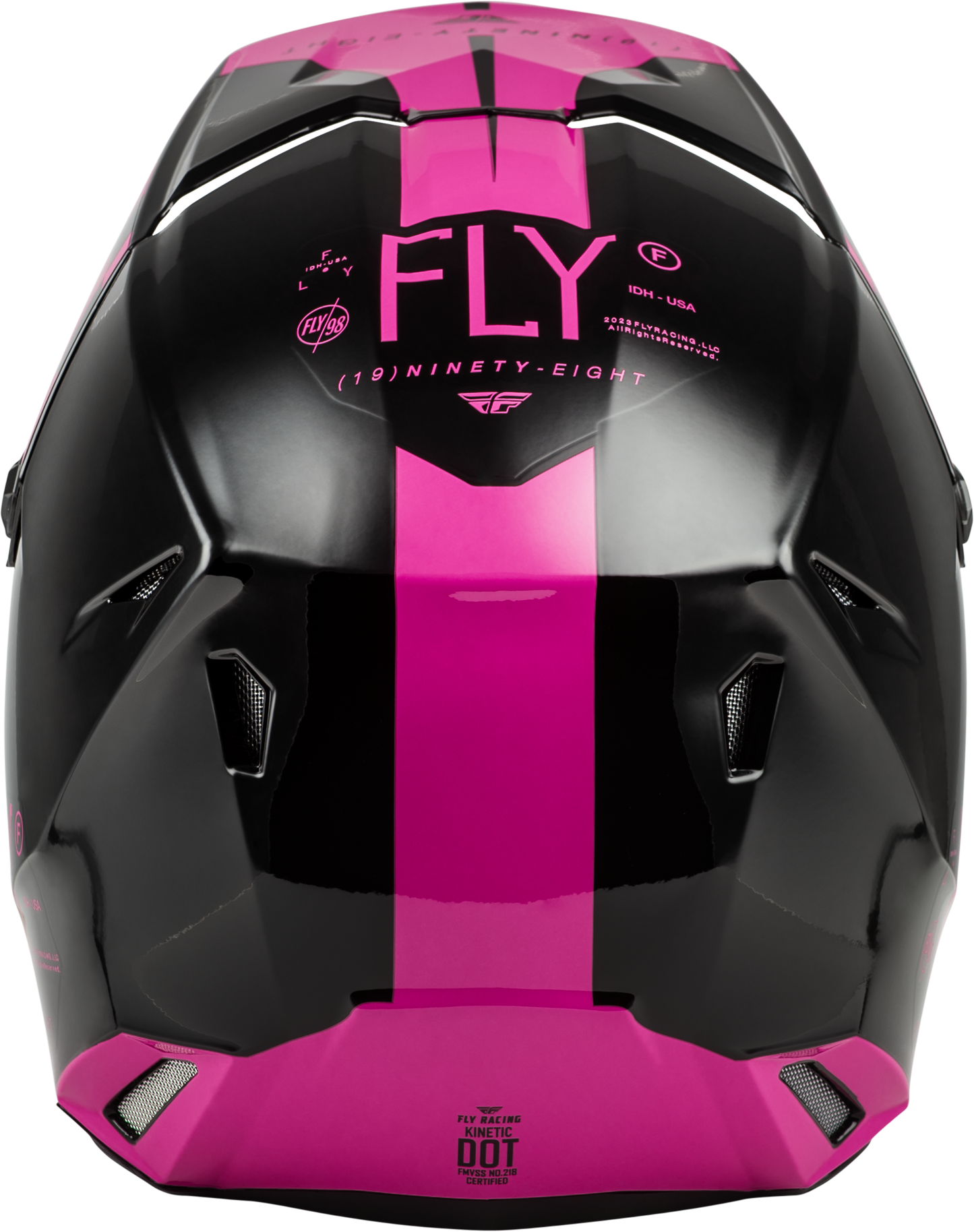 Kinetic Lite Rival Helmet Gloss Black/Pink Xl