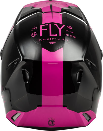 Kinetic Lite Rival Helmet Gloss Black/Pink Xl