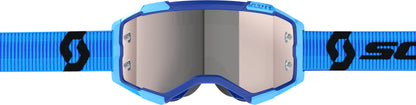 Fury Goggle Blue/Black Silver Chrome Works