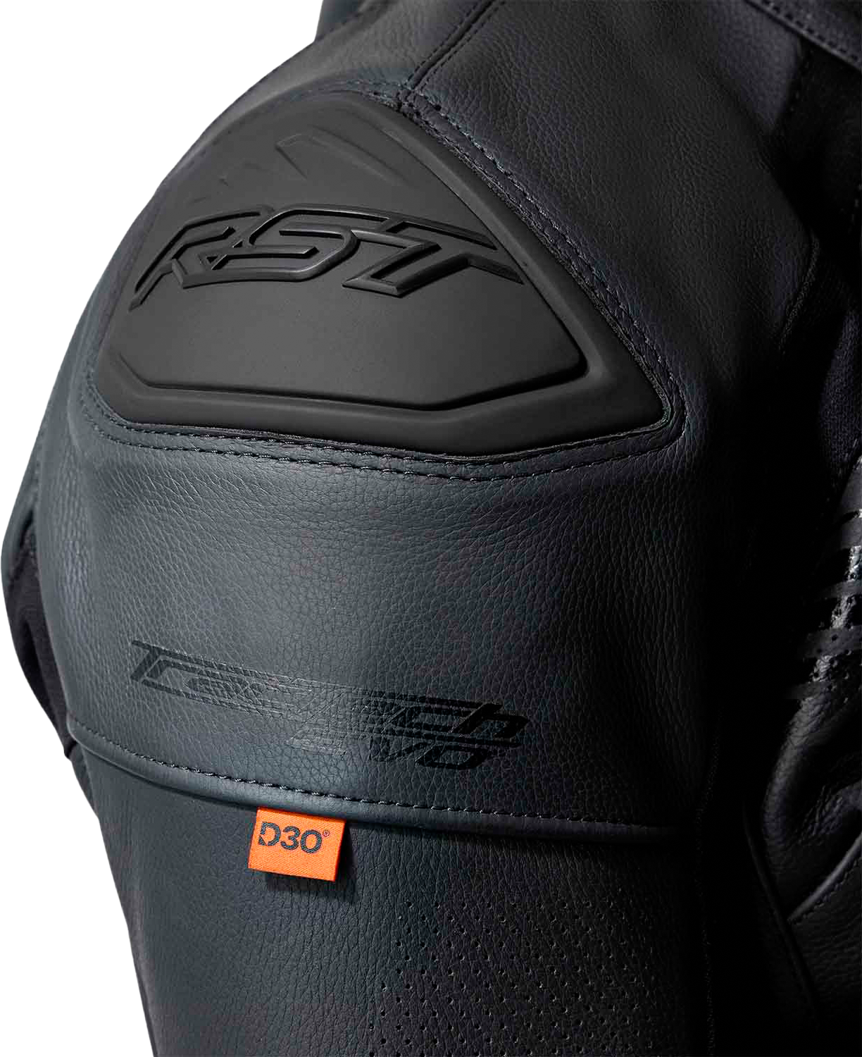 Tractech Evo D3o Jacket Black Leather Xs