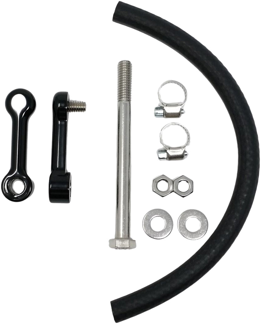 Billet Tank Lift Kit 1" `99 17 Softail Powder Coat Blk