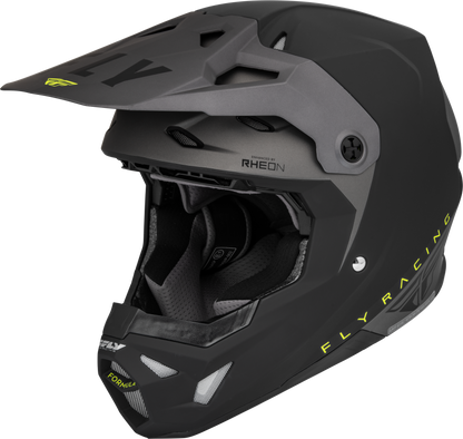 Formula Cp Slant Helmet Matte Black/Grey/Hi Vis Lg