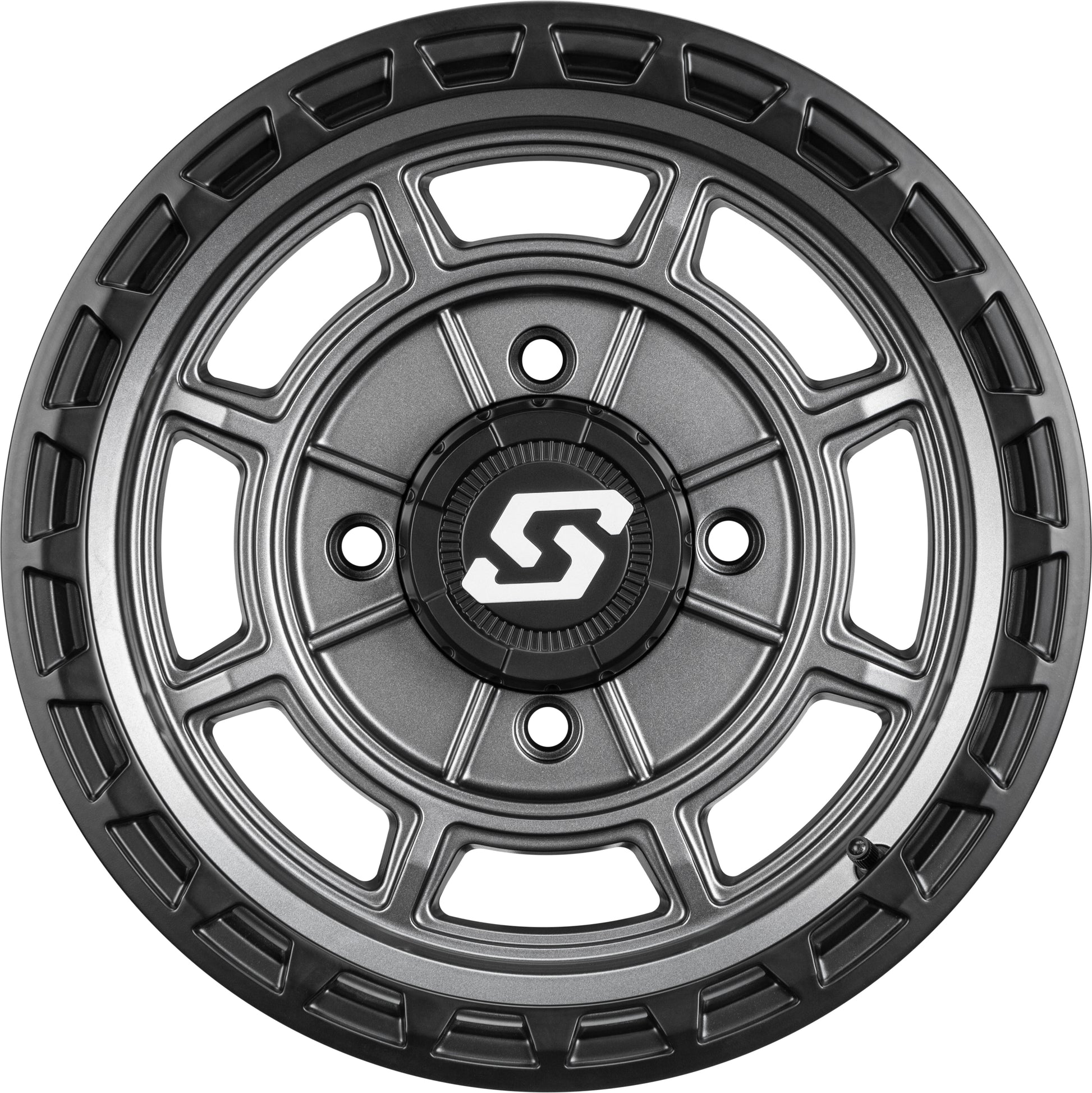 Rift Wheel 14x7 4/137 5+2 (+10mm) Carbon Grey
