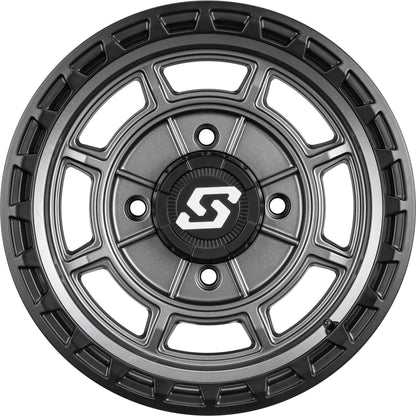 Rift Wheel 14x7 4/137 5+2 (+10mm) Carbon Grey
