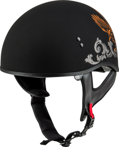 Hh 65 Corvus Helmet Matte Black/Silver/Orange Lg