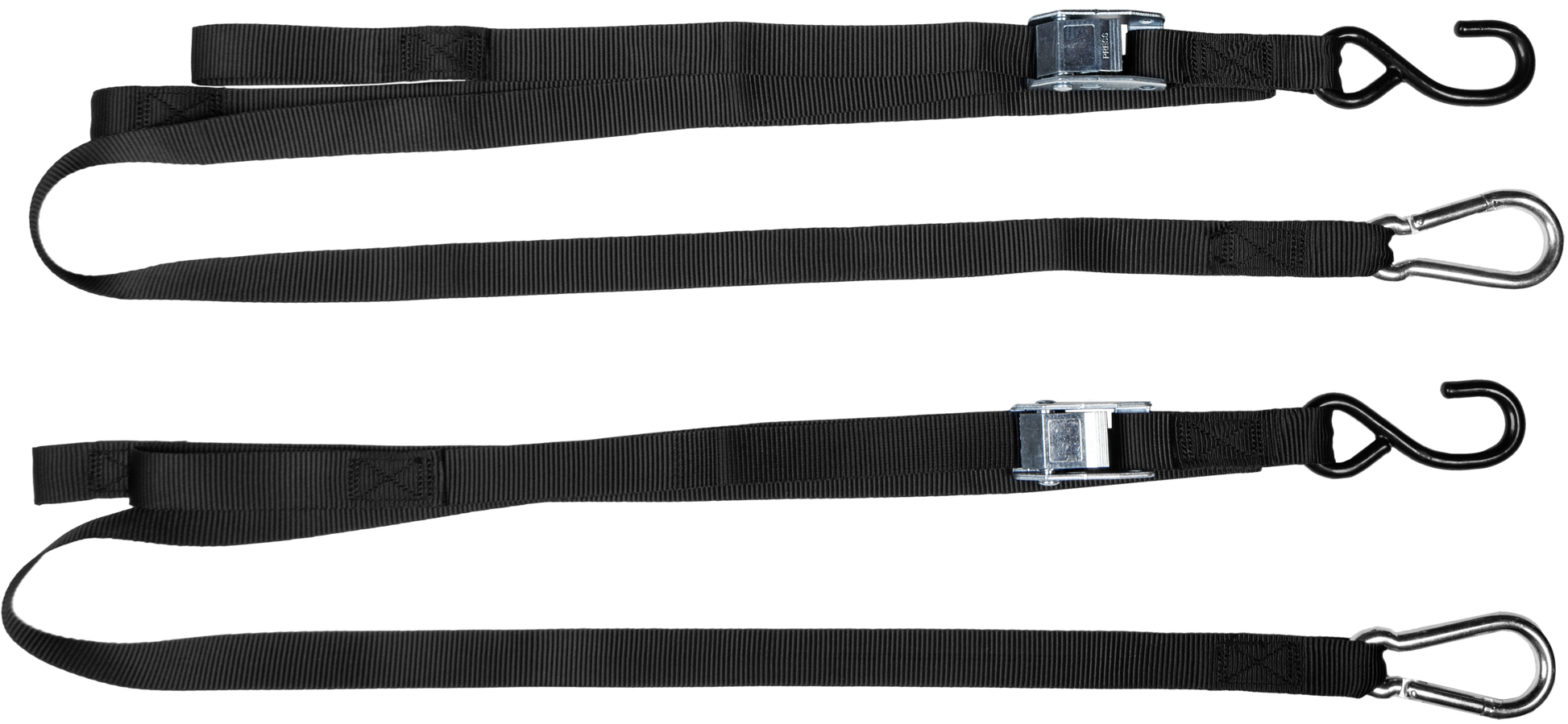 1" X 6' Tie Down Black 2/Pk