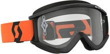 Recoil Xi Goggle Black/Orange W/Clear Works Lens
