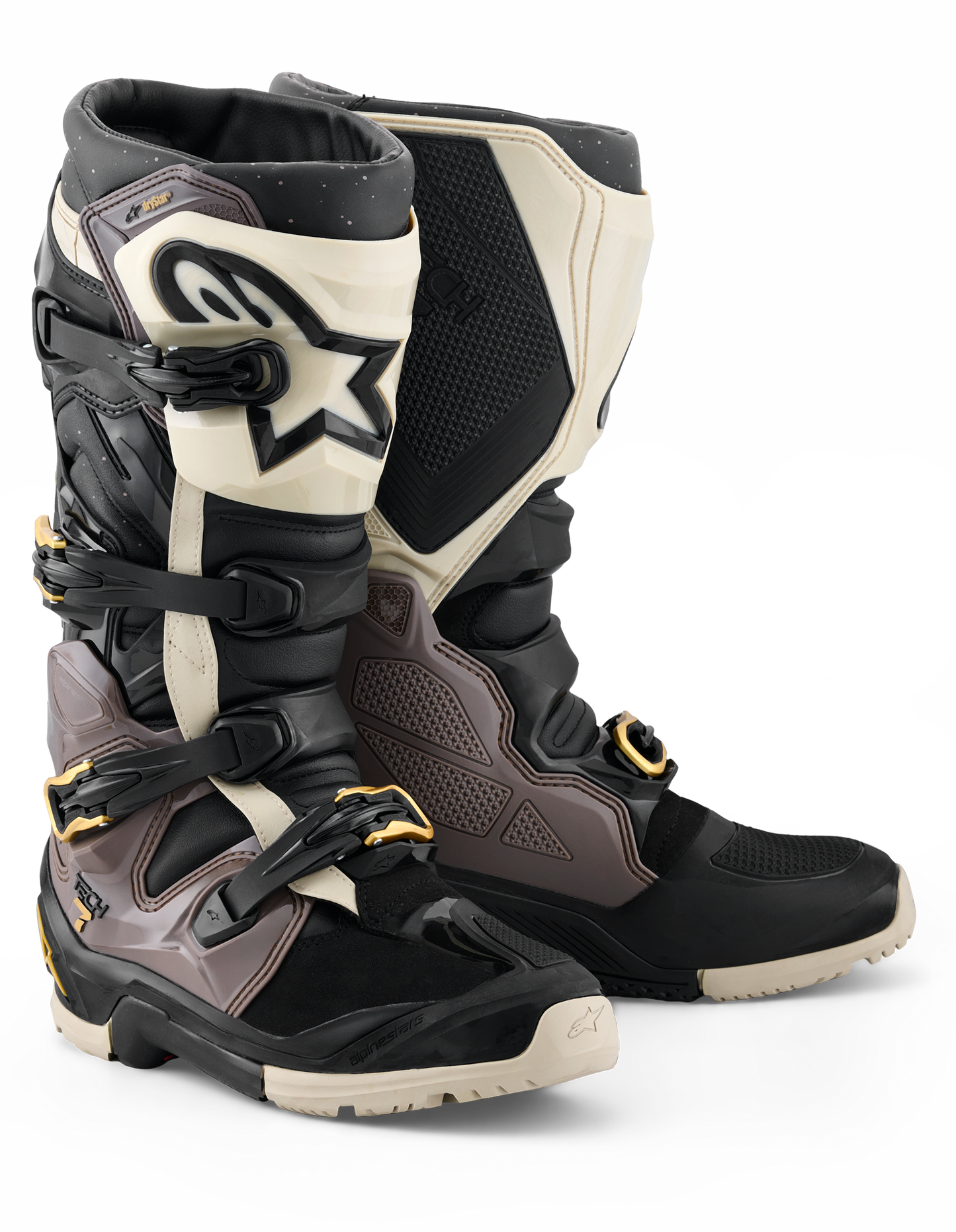 Tech 7 Enduro Drystar Black/Dark Gry/Gold 9