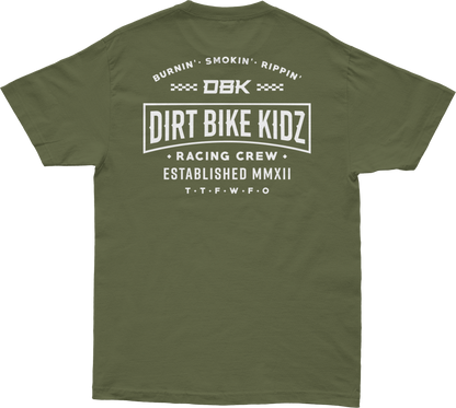 Speed & Style Tee Military Green Lg