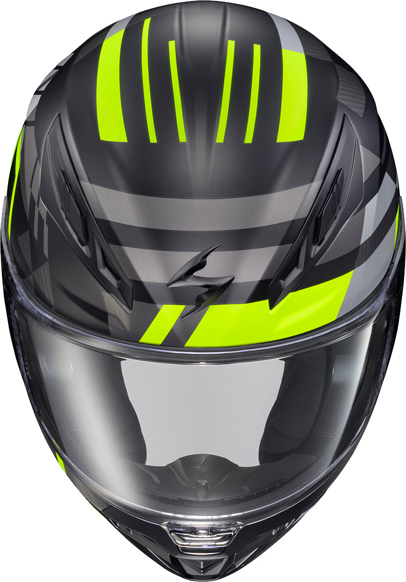 Exo R430 Full Face Helmet Paradox Hi Viz Lg