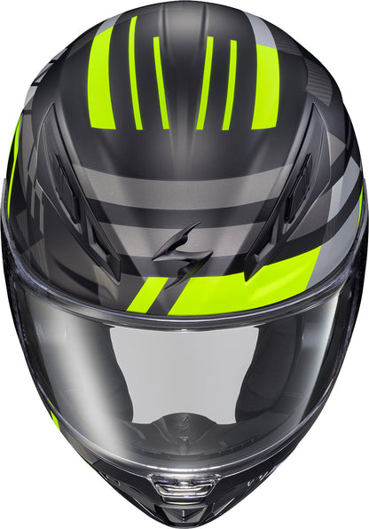 Exo R430 Full Face Helmet Paradox Hi Viz Lg
