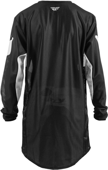 Yth Kinetic Mesh Jersey Black/White Yxl