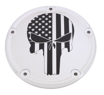 7   M8 Flt/Flh Derby Cover Punisher Chrome