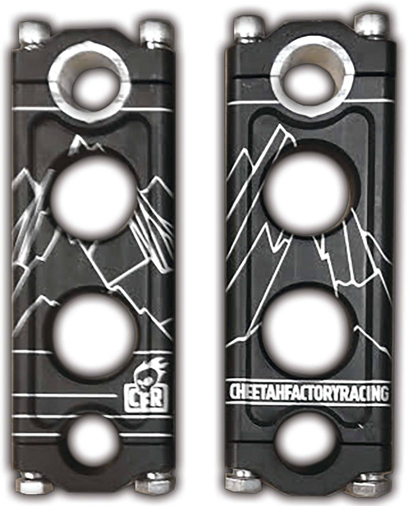 Knucks Risers 4" Black
