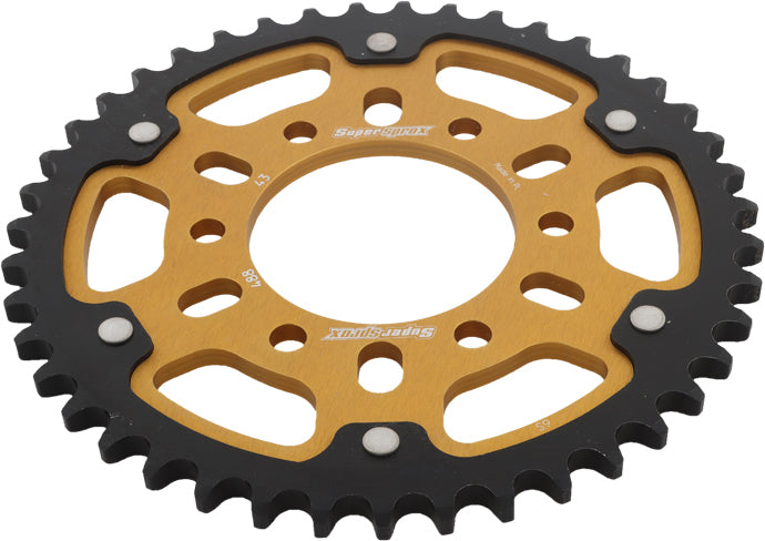 Rear Stealth Sprocket Alu/Stl 43t 530 Gld Kaw