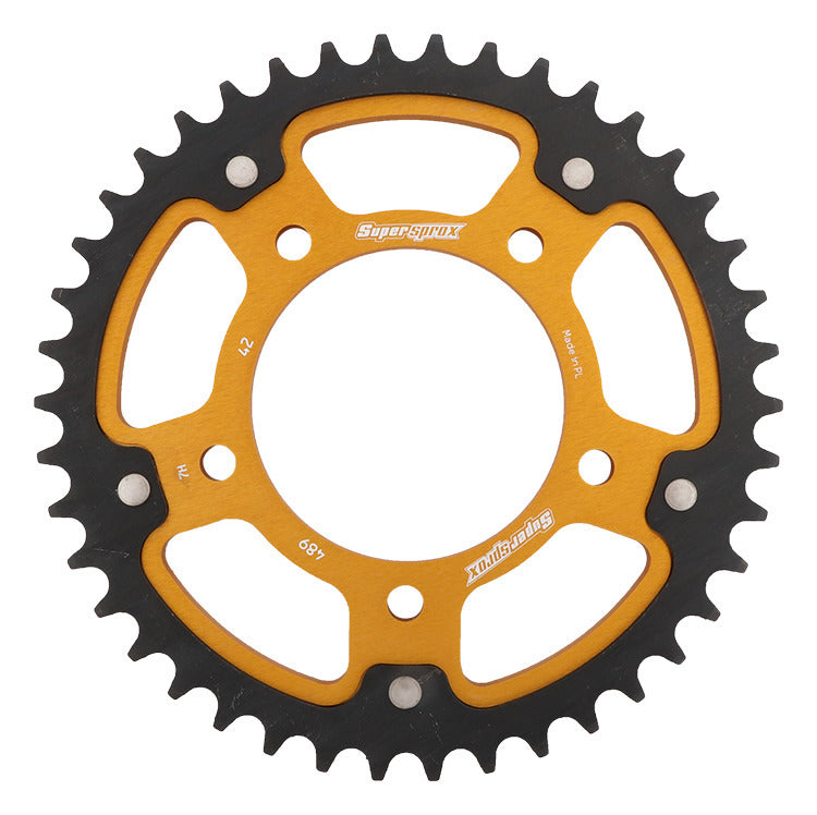 Rear Stealth Sprocket Alu/Stl 42t 530 Gld Kaw