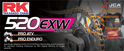 Gb520exw Drive Chain Gold 520 X 120