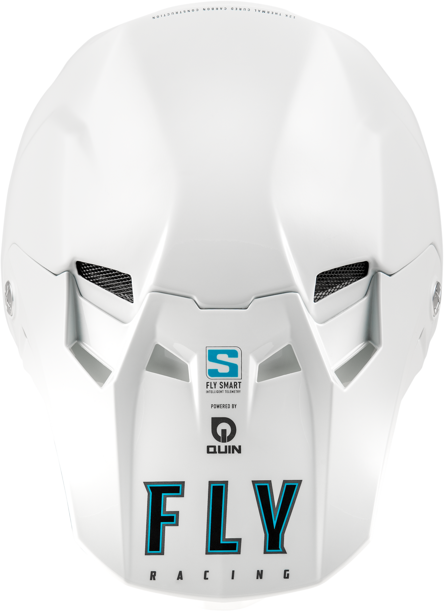 Youth Formula S Carbon Solid Helmet White Yl