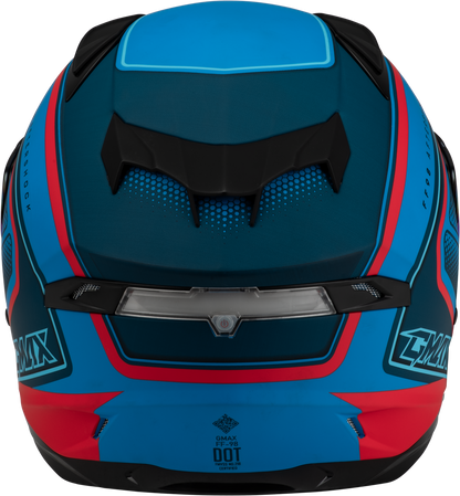 Ff 98 Aftershock Helmet Matte Blue/Red Sm