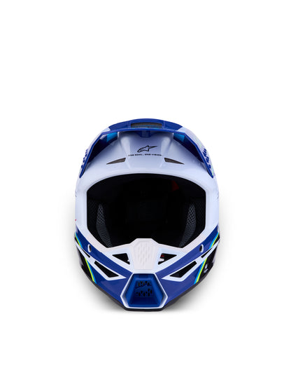 S M3 Falcon Yth Hlmt Ece06/Dot Blu/Wh/Blk/Pink Fl/Yl Fl Gl Ys