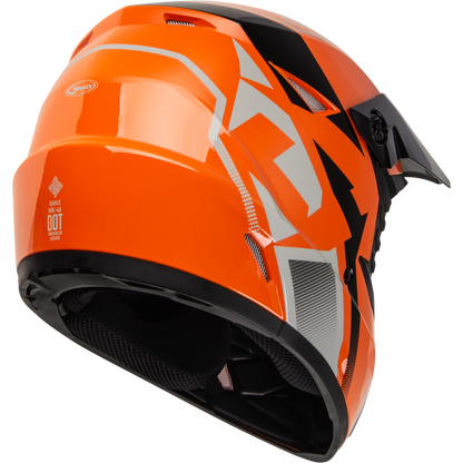 Mx 46 Compound Helmet Orange/Black/Grey Xl